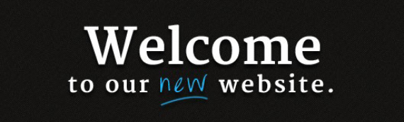 Welcome To Our New Website